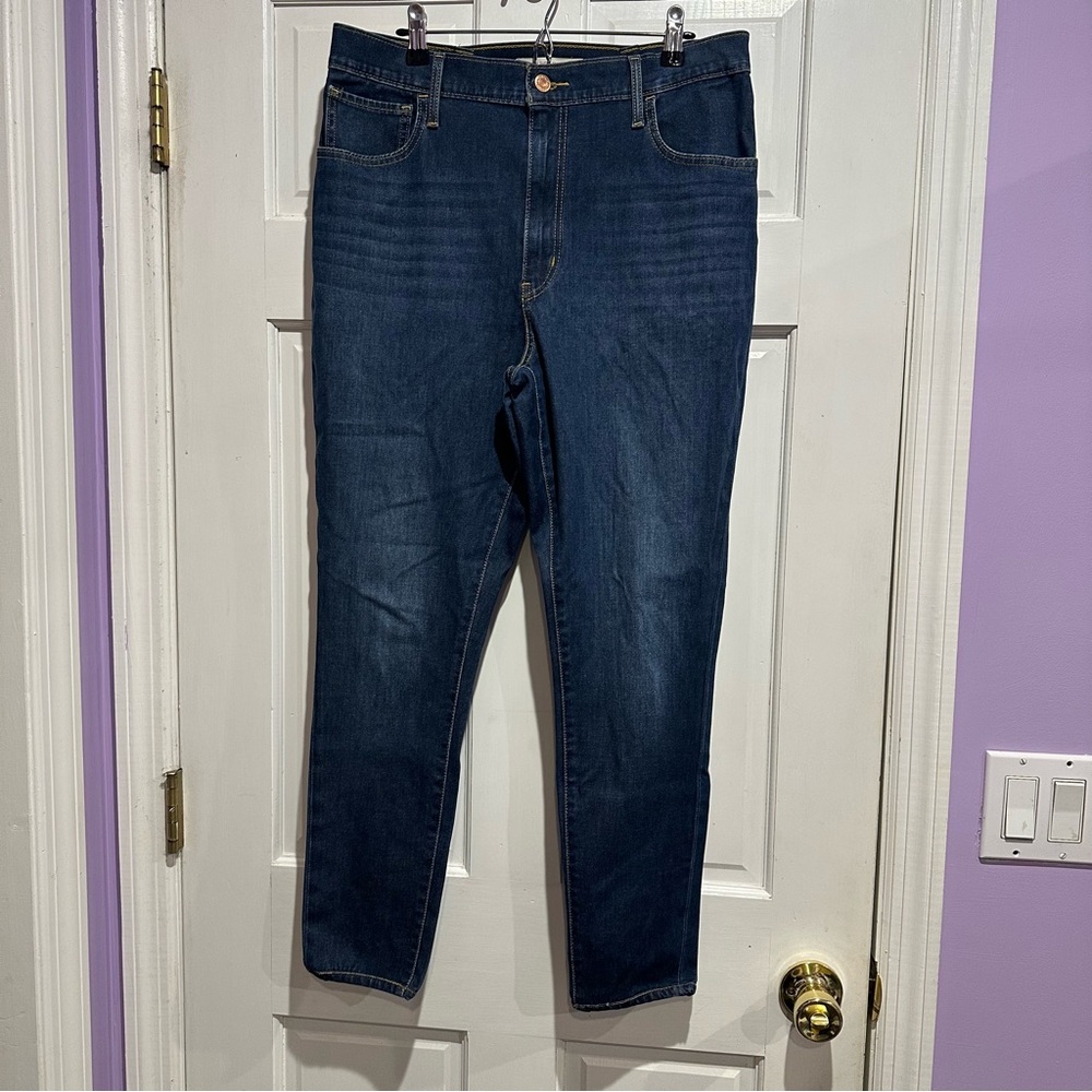 Levi’s Mile High Super Skinny Jeans Size 34 Dark Wash Stretch